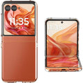 Entronix Case Compatible with Moto Razr Plus 2024 - [Hard Back] Clear Cover