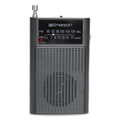Portable AMFM Radio with Built-In Speaker