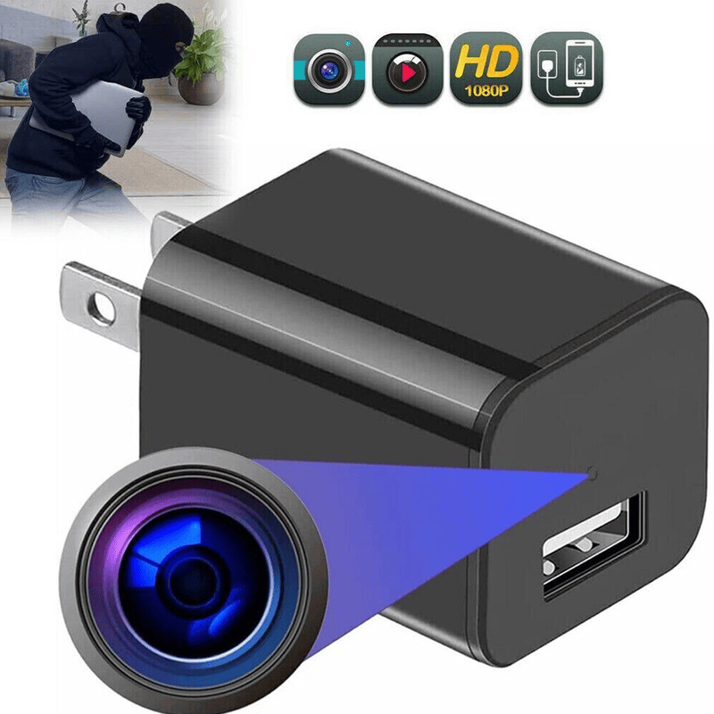 Mini Hidden Camera Home Security Nanny Cam Full HD 1080P DVR Night Vision Audio - USB Camera Only