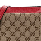 Monogram Mini Bree Messenger Bag Red