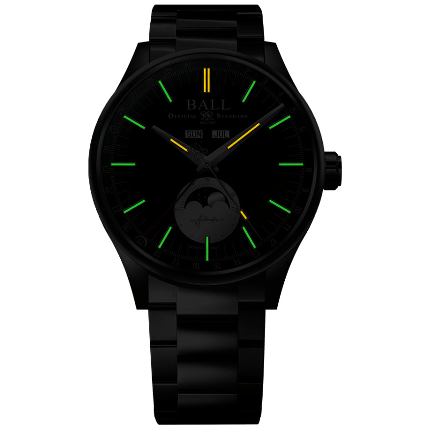 Ball Engineer II Moon Calendar 40mm Men's Black Watch