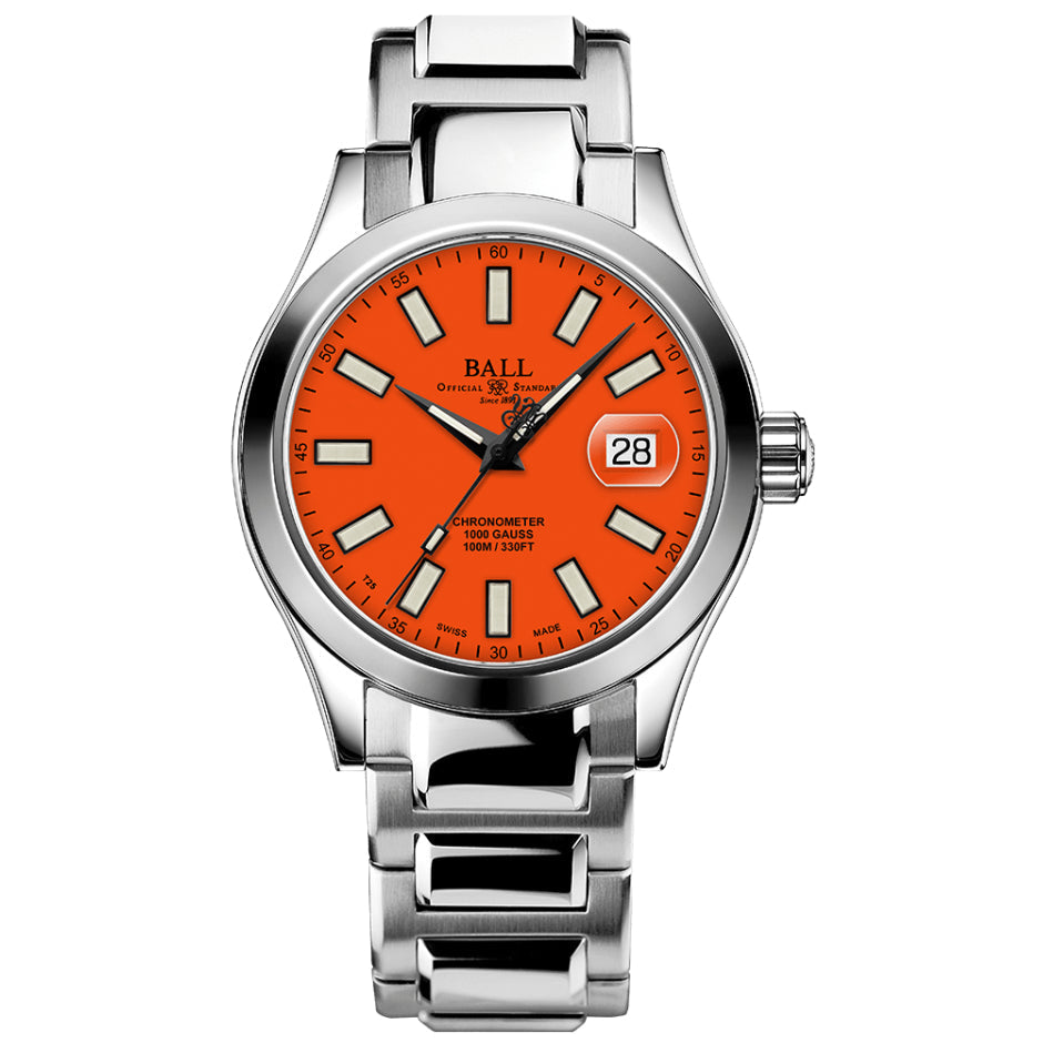 Ball Engineer III Marvelight Chronometer Men's Silver Watch