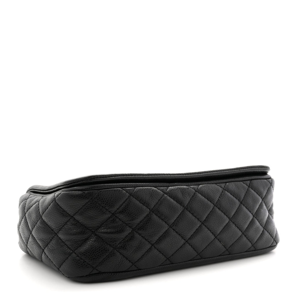 Caviar Medium Timeless CC Flap Black