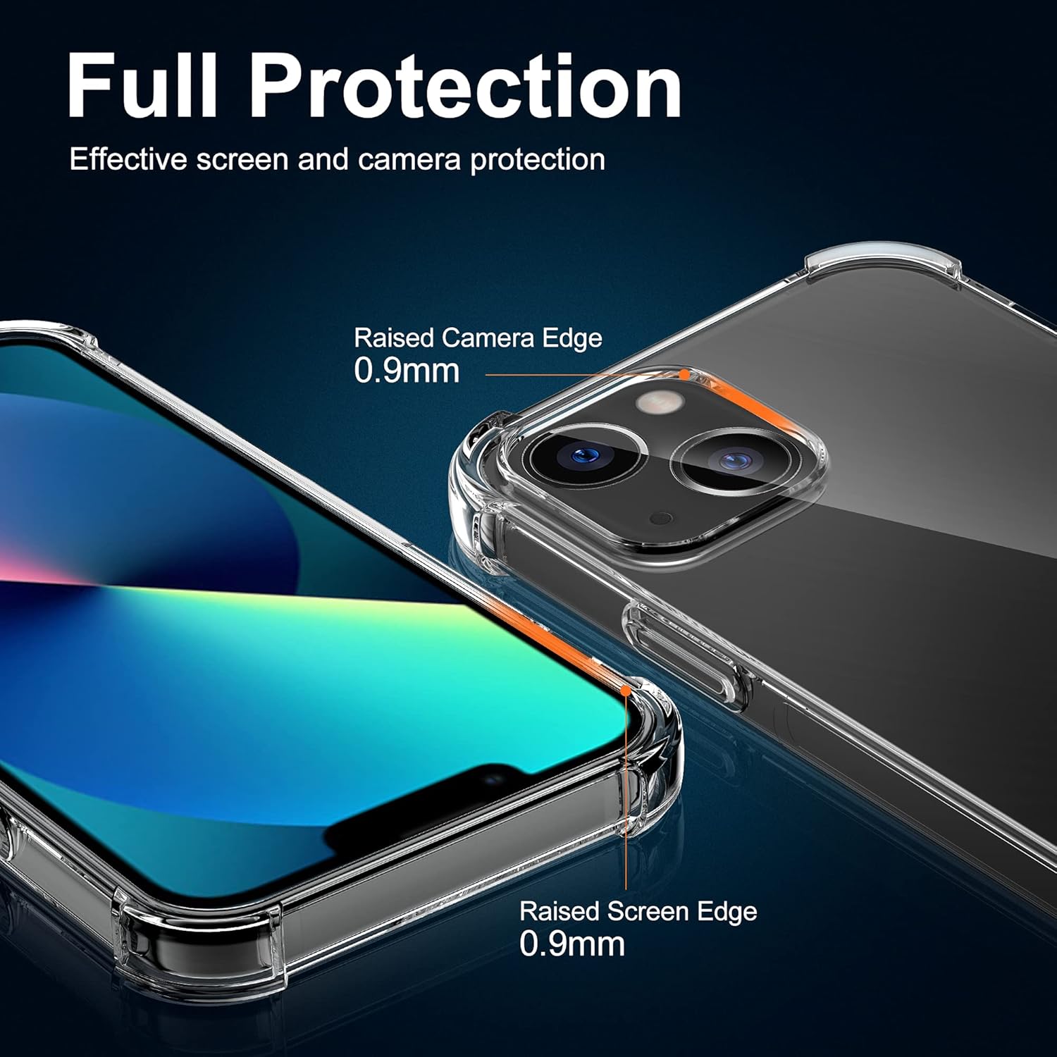 Entronix Case Compatible with iPhone 13 Mini - [Flexible] TPU Clear