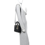Lambskin Cannage Small My ABCDior Lady Dior Black