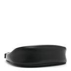 Smooth Calfskin Medium Strap Ava Triomphe Shoulder Bag Black