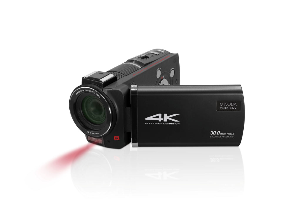 MINOLTA MN4K30NV 4K Ultra HD / 30 MP Night Vision Camcorder