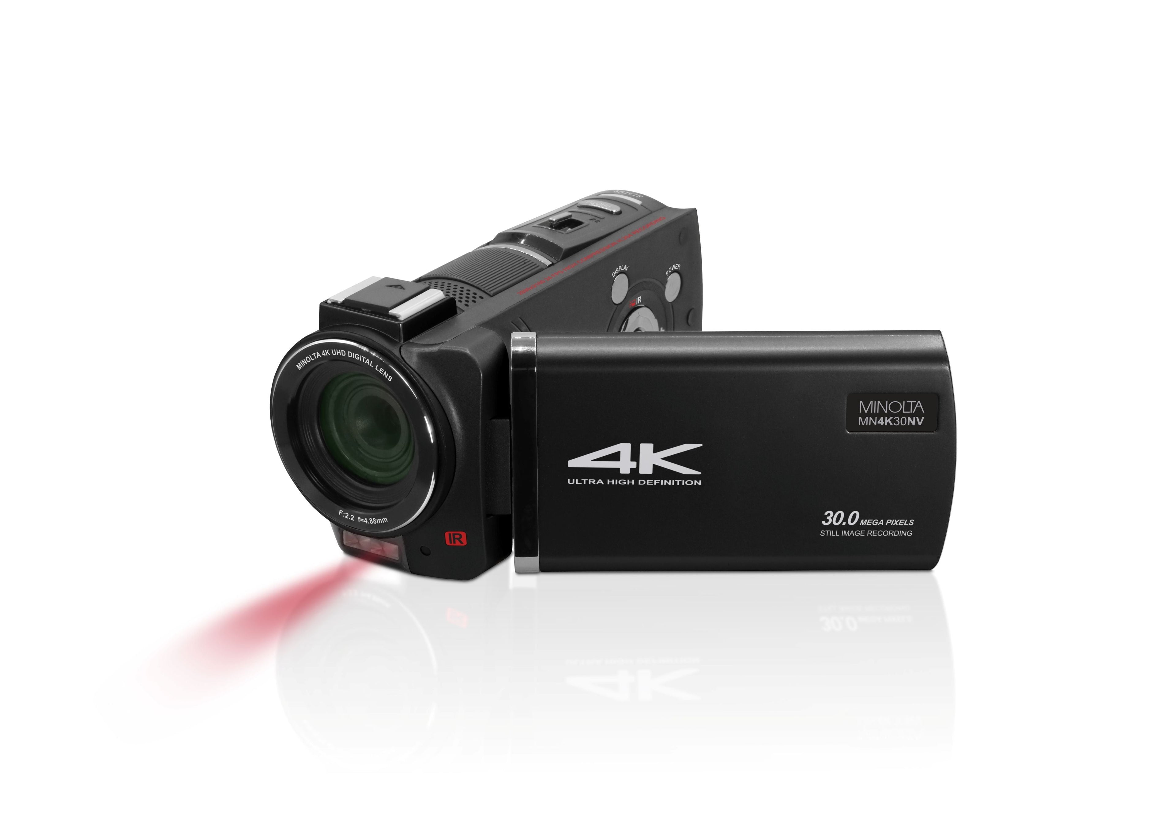 MINOLTA MN4K30NV 4K Ultra HD / 30 MP Night Vision Camcorder