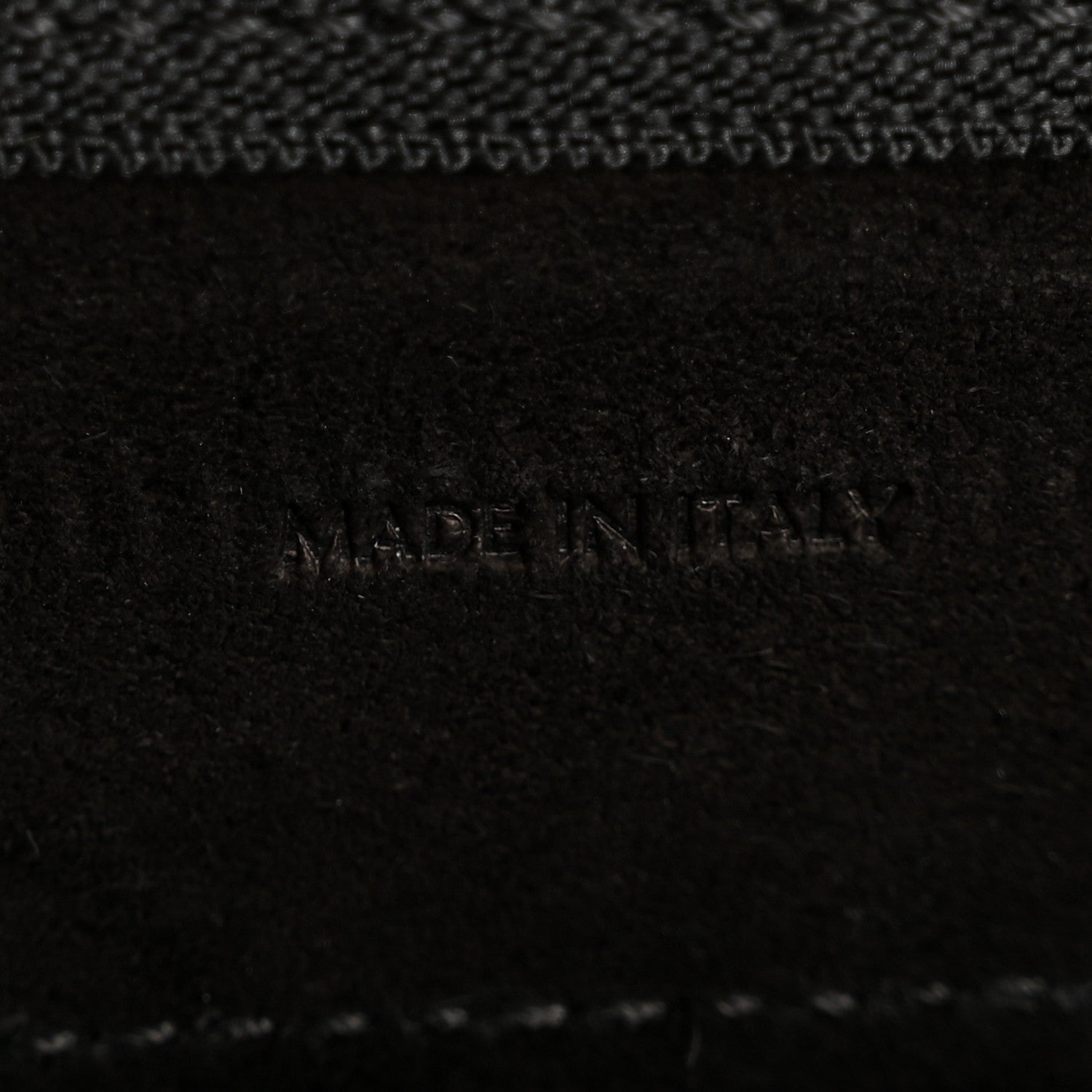 Grained Calfskin Nano Belt Bag Black