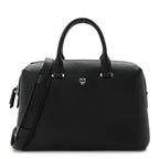 Grained Calfskin Medium Ella Boston Black