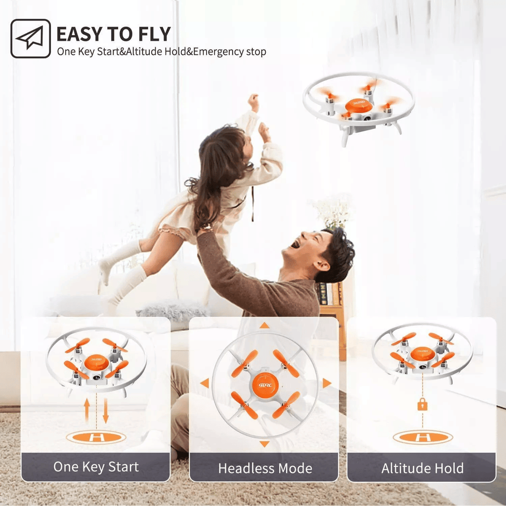 4DRC V5 Kids and Beginners Mini RC Drone V5 RC Quadcopter with 1080P HD Wide Angle Camera,Drones suitable for children and beginners, No Battery.