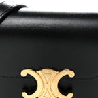 Shiny Calfskin Mini Triomphe Black