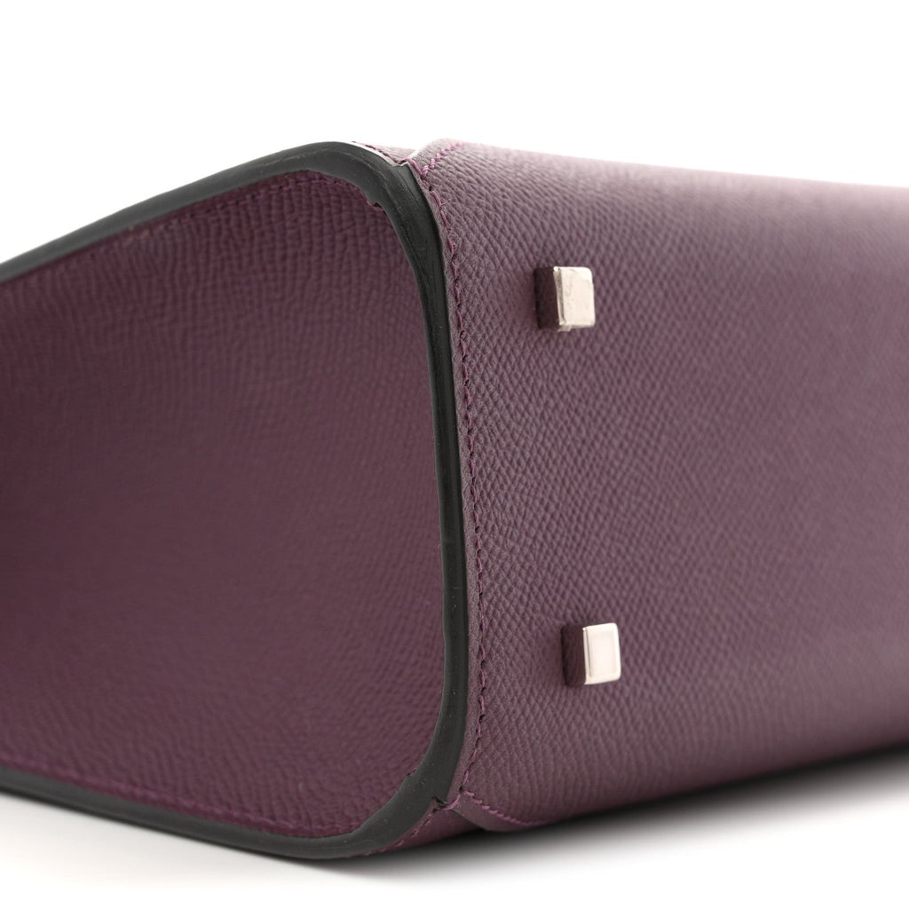 Carat Calfskin Gabrielle PM Eggplant