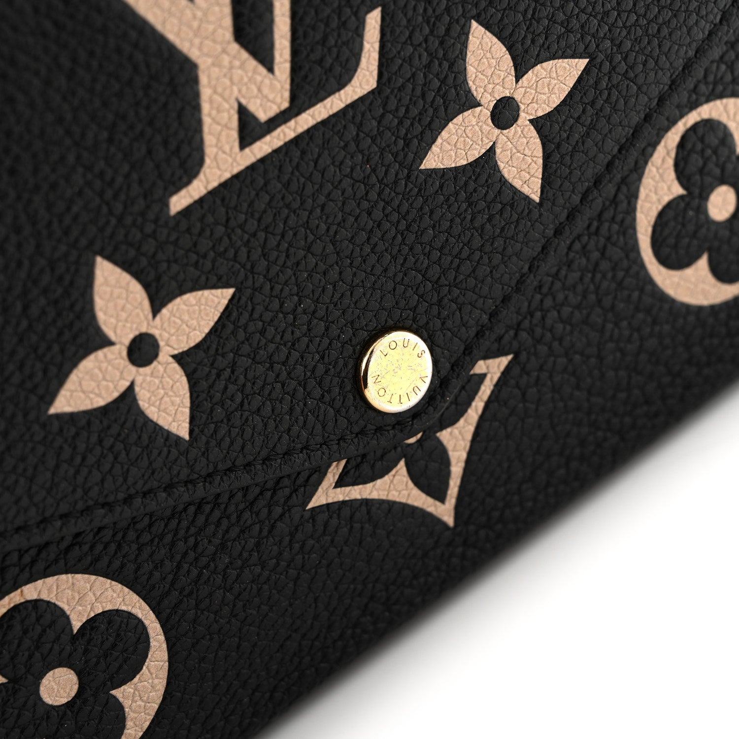 Empreinte Monogram Giant Felicie Pochette Black Beige