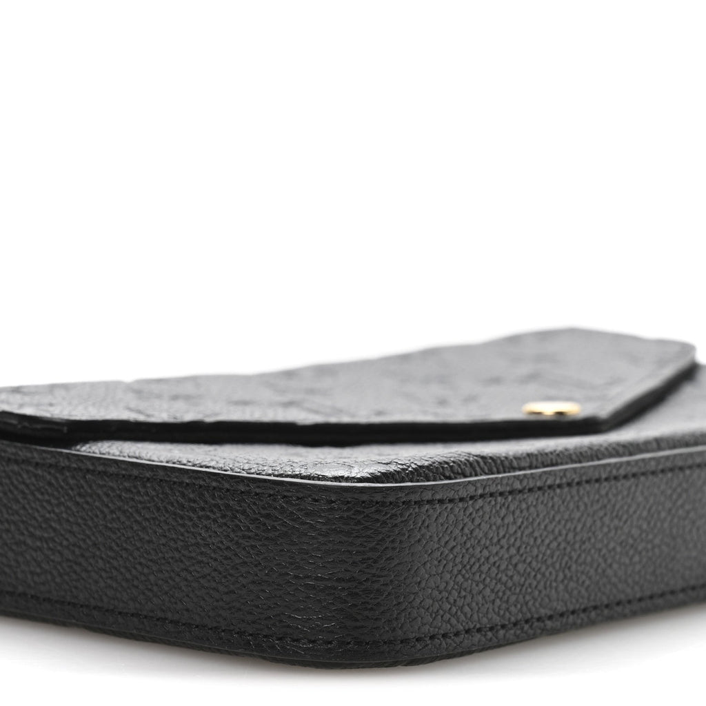 Empreinte Pochette Felicie Chain Wallet Black