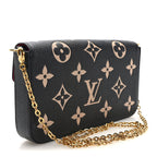 Empreinte Monogram Giant Felicie Pochette Black Beige