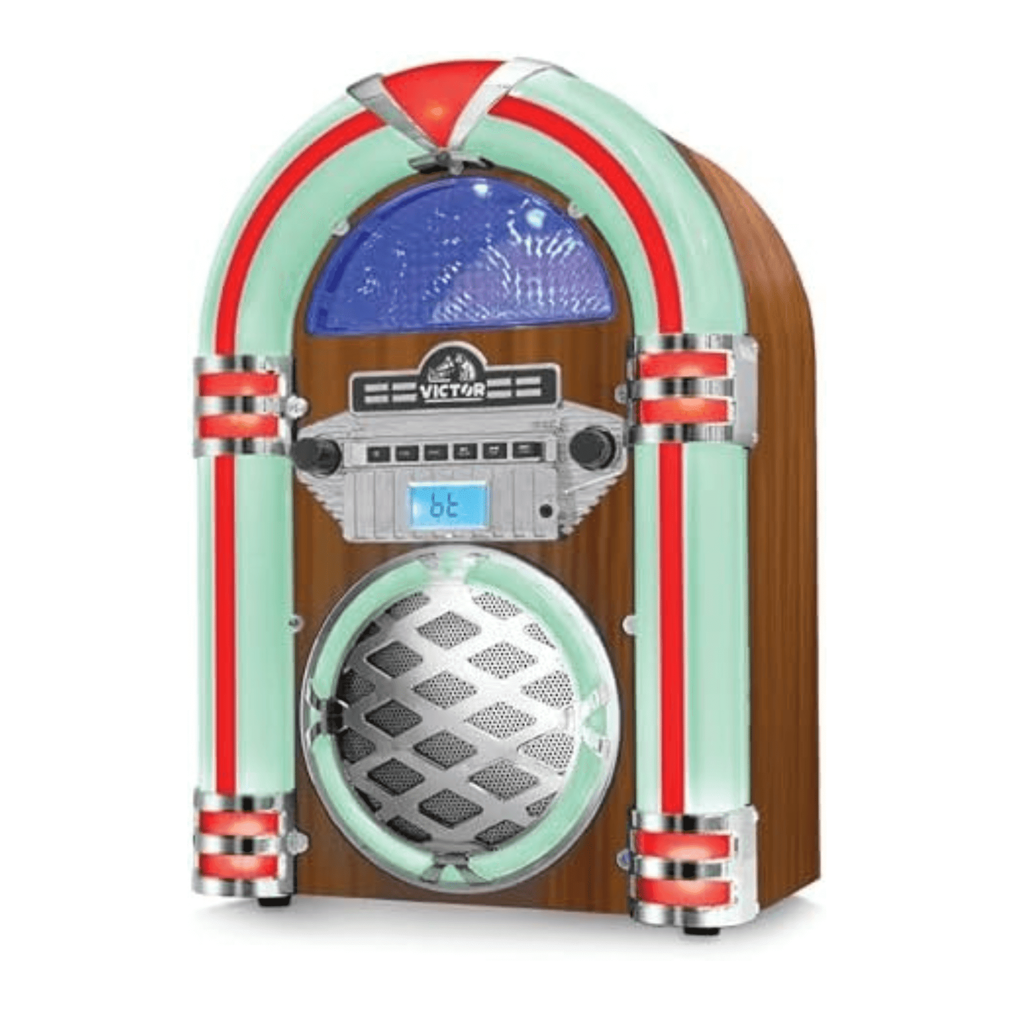 Bluetooth Jukebox with Multicolor LED Lighting