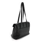 Supple Grained Calfskin Medium Soft 16 Bag Black