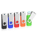 Multicolor Five-pack Bidding U Disk 2G  Computer U Disk USB 2.0 High-speed Large-capacity Flash Memory High-performance Rotating Shell Dual-purpose