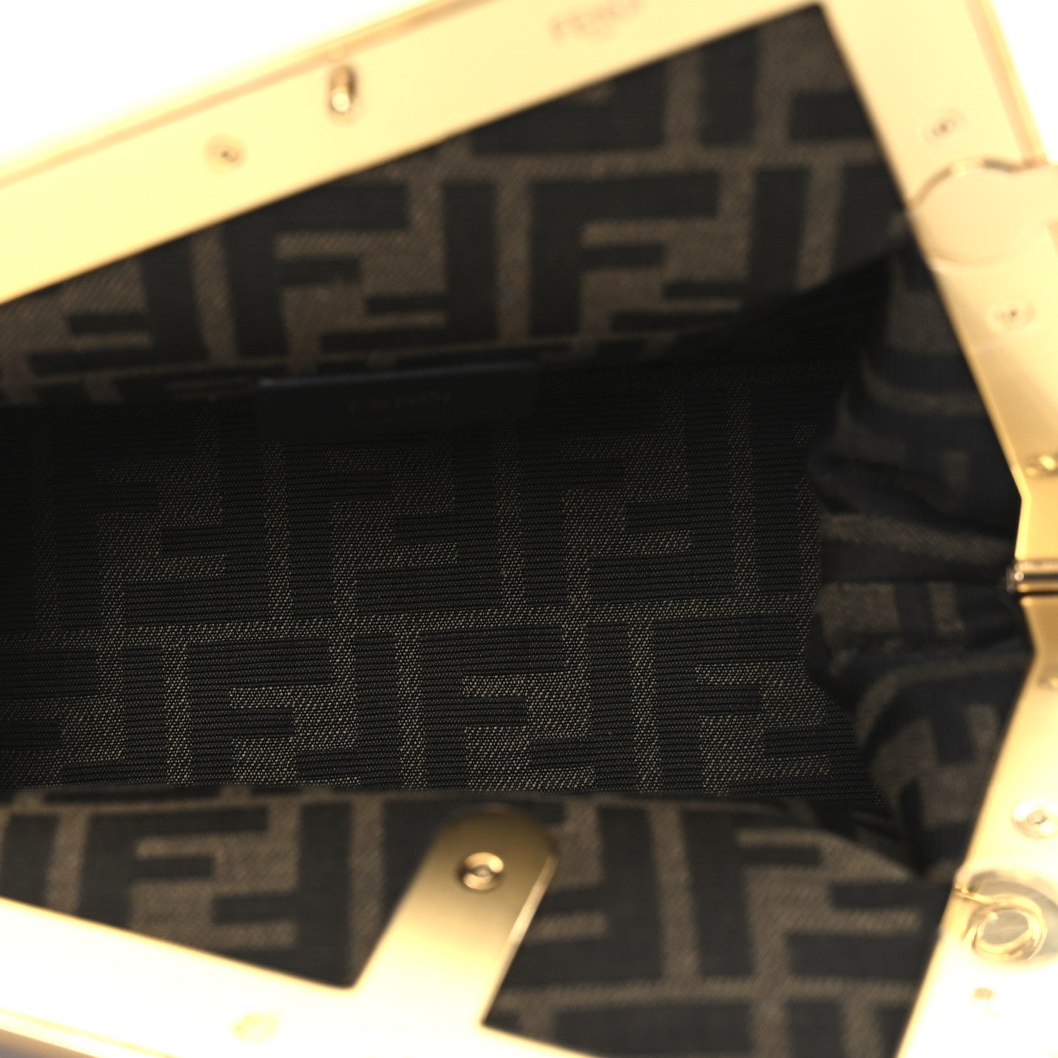 Shearling Small Fendi First Rosa Plaster