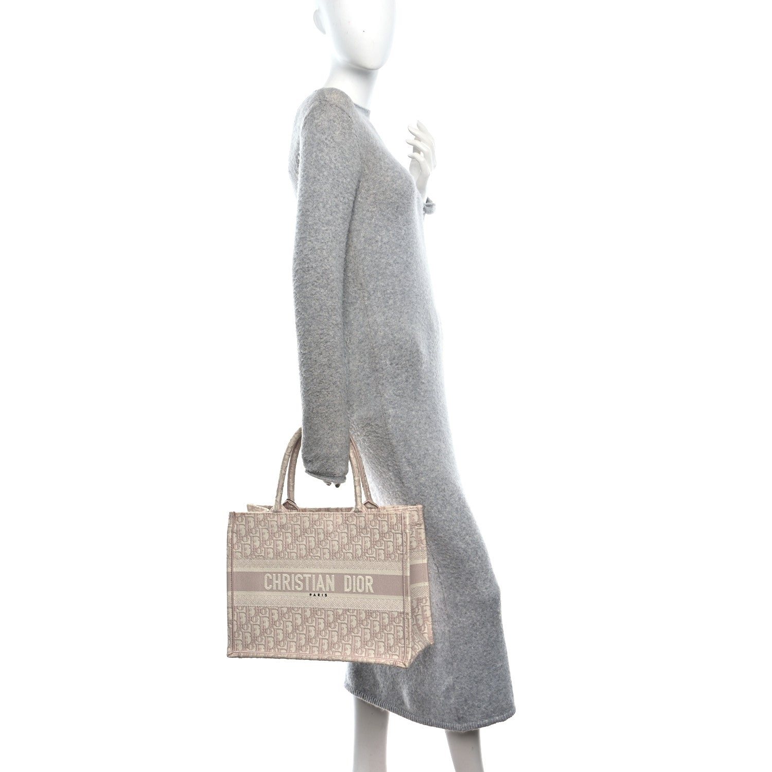 Oblique Medium Book Tote Rose Des Vents