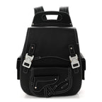 Grained Calfskin Maxi Gallop Backpack Black