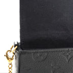 Empreinte Pochette Felicie Chain Wallet Black