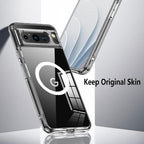 Entronix Bundle Compatible with Pixel 10 Pro XL - [Magnetic] Clear Case & 2 Clear Screen Protectors