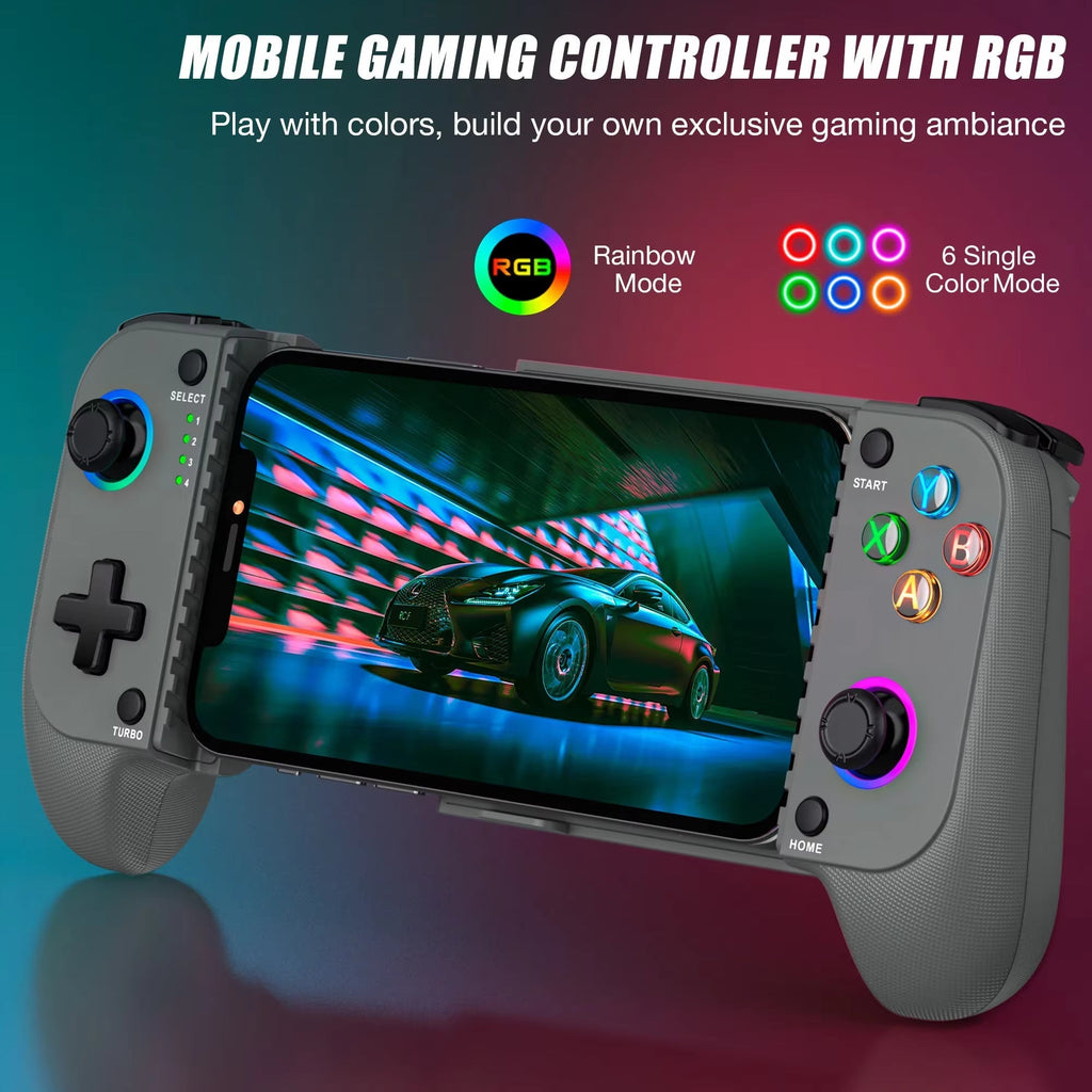 MC101 Type-C Mobile Game Controller with Hall Effect Joystick for Android and PS Cloud Gaming