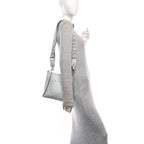 Eco Alter Nappa Perforated Logo Mini Crossbody Light Blue