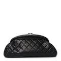 Caviar Quilted Timeless Clutch Black