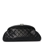 Caviar Quilted Timeless Clutch Black