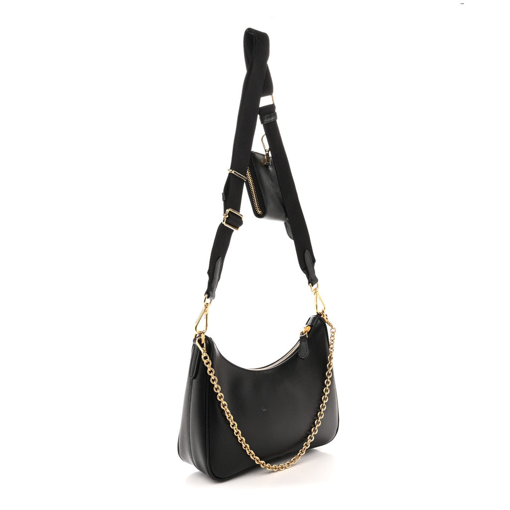 Saffiano Lux Re-Edition 2005 Shoulder Bag Black