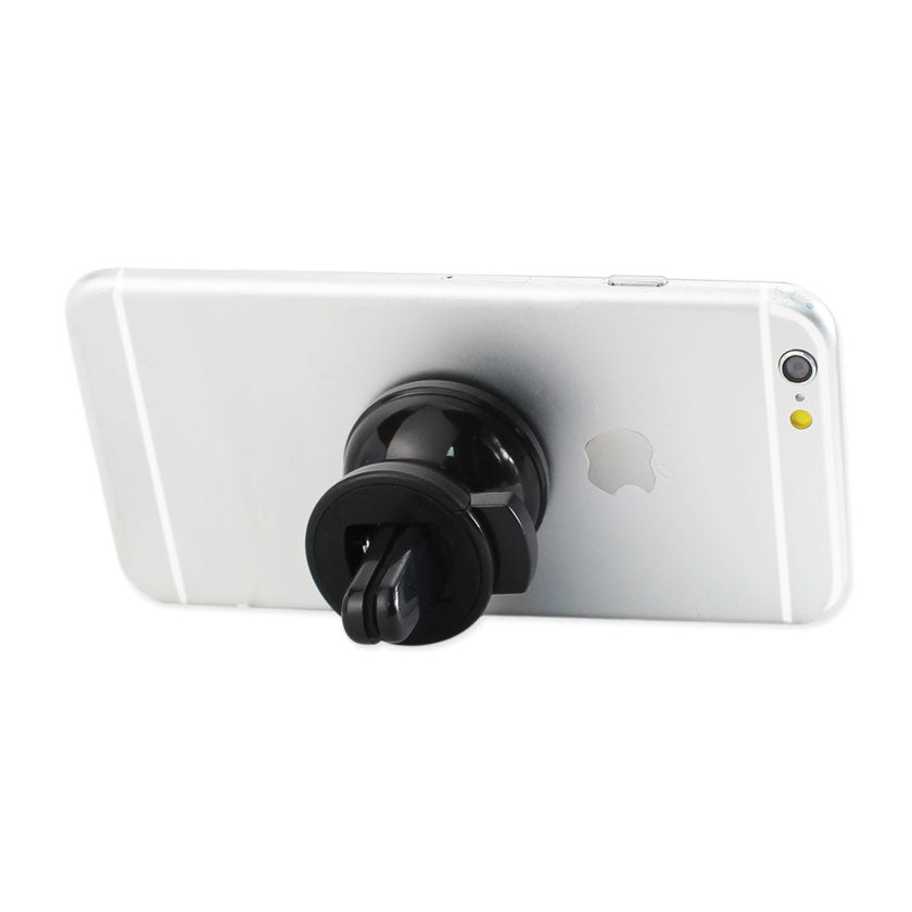 Reiko Universal Air Vent Magnetic Car Mount Phone Holder In Black