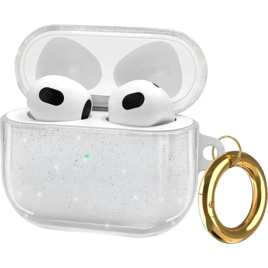 SAHARA - Sparkle Series Case for Apple AirPods 3 (3rd Generation) - Clear