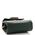 Calfskin Micro VSling Top Handle Shoulder Bag  Green