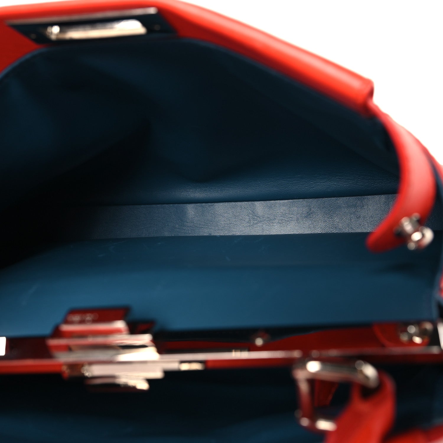 Vitello Morgan Snakeskin Crocodile Monster Eyes Medium Peekaboo Iconic Satchel Papavero Multicolor