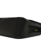 Lambskin Quilted Small Single Flap Black