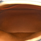 Canvas Calfskin Triomphe Teen Honorine Bag Tan