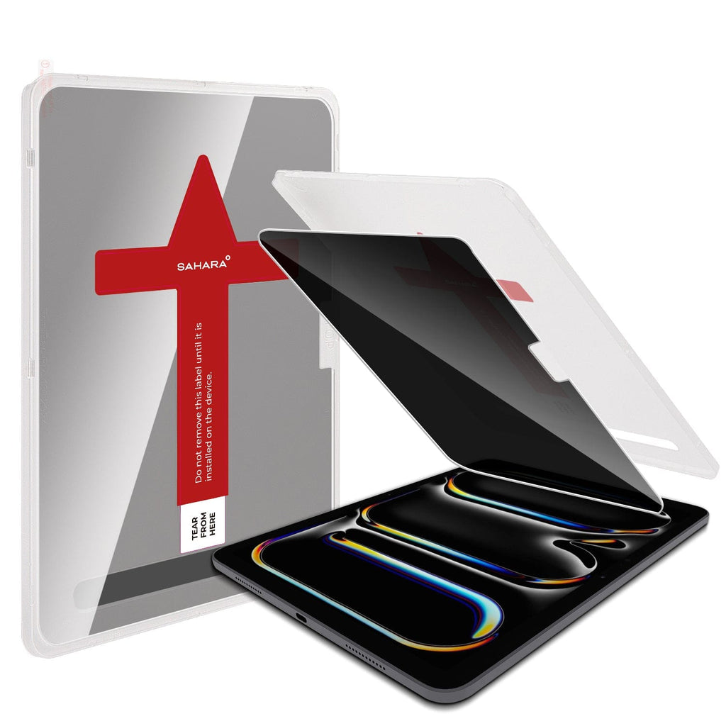 SAHARA - ZeroDamage Ultra-Strong+ Tempered Privacy Glass Screen Protector - iPad Pro 13" M4
