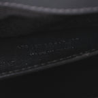 Grain De Poudre Textured Mixed Matelasse Triquilt Medium Monogram Satchel Dark Smog
