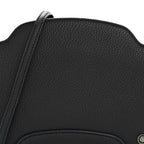 Grained Calfskin Sesia Crossbody Black