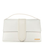 Smooth Calfskin Long Le Grand Bambino Clutch White