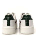Ultralight Plume Calfskin Web Womens Ace Platform Sneakers 39.5 White