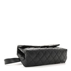 Grained Calfskin Quilted 2.55 Reissue Flap Belt Bag Clutch Black