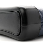 Aged Calfskin Quilted Small Gabrielle Hobo Navy Black