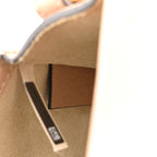 Calfskin Suede Small Nile Bracelet Bag Biscotti Beige