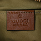 Vintage Canvas Web Shoulder Bag Sand Cuir