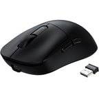 Attack Shark X3 Wireless Gaming Mouse - 49G Ergonomic Design, Triple Mode PAW3395 Optical Sensor with 26K DPI, Programmable Buttons