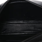 Calfskin Matelasse Monochrome Monogram Mini Lou Camera Bag Black